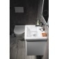 Sapho City - Lavabo à encastrer 400x350 mm, avec 1 trou pour robinetterie, blanc KE040