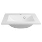 Sapho Yukon - Lavabo à encastrer 500x450 mm, avec 1 trou pour robinetterie, blanc YU050 Sapho Yukon - Lavabo à encastrer 500x450 mm, avec 1 trou pour robinetterie, blanc YU050
