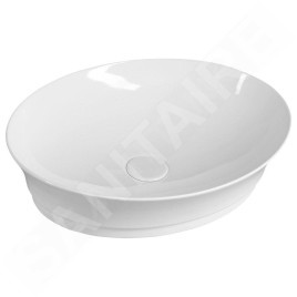 Sapho Idea - Lavabo, 500x380 mm, sans trou pour robinetterie, blanc WH102