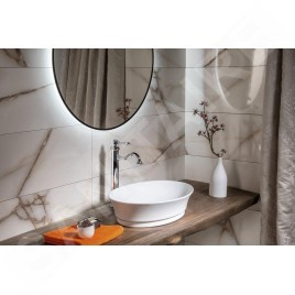 Sapho Idea - Lavabo, 500x380 mm, sans trou pour robinetterie, blanc WH102