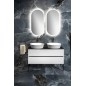 Sapho Idea - Lavabo, 500x380 mm, sans trou pour robinetterie, blanc WH102 Sapho Idea - Lavabo, 500x380 mm, sans trou pour robinetterie, blanc WH102