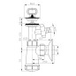 Bruckner Accessoires - Siphon de lavabo avec robinet 1 1/4, sortie et bouchon, bonde 40 mm, blanc 151.114.0 Bruckner Accessoires - Siphon de lavabo avec robinet 1 1/4, sortie et bouchon, bonde 40 mm, blanc 151.114.0