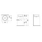 Laufen Pro - Vasque, diamètre 420 mm, sans trop-plein, blanc H8129620001121 Laufen Pro - Vasque, diamètre 420 mm, sans trop-plein, blanc H8129620001121