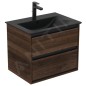 Ideal Standard Connect Air - Meuble-lavabo 640x460x165 mm, avec trop-plein, trou pour la robinetterie, noir E0289V3 Ideal Standard Connect Air - Meuble-lavabo 640x460x165 mm, avec trop-plein, trou pour la robinetterie, noir E0289V3