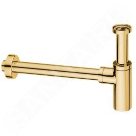 Paffoni Accessoires - Siphon de lavabo, doré ZACC240HG