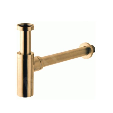 Paffoni Accessoires - Siphon de lavabo, doré brossé ZACC240HGSP