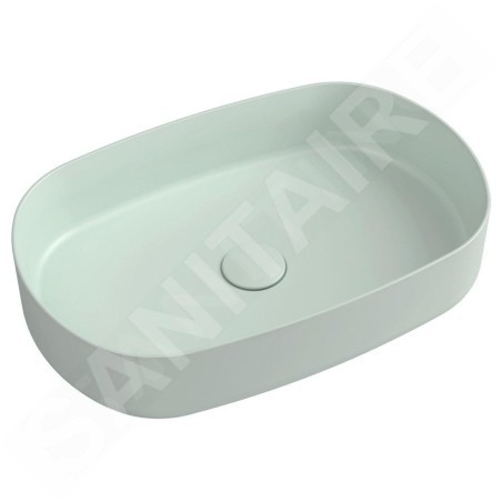 Sapho Infinity - Vasque à poser, 550x360 mm, sans trop-plein, vert 10NF65055-2T