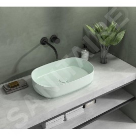 Sapho Infinity - Vasque à poser, 550x360 mm, sans trop-plein, vert 10NF65055-2T