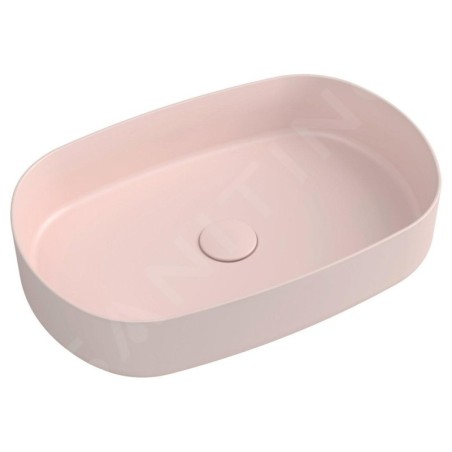 Sapho Infinity - Vasque à poser, 550x360 mm, sans trop-plein, rose saumon 10NF65055-2S