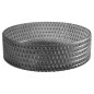 Sapho Beauty - Lavabo à poser, diamètre 395 mm, sans trop-plein, verre noir TY214 Sapho Beauty - Lavabo à poser, diamètre 395 mm, sans trop-plein, verre noir TY214