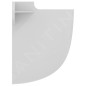Ideal Standard Eurovit - Cache-siphon pour l'évier, blanc W333001