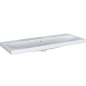 Geberit Acanto - Double lavabo 1200x482 mm, trop-plein, 2 trous pour robinetterie, KeraTec, blanc 501.880.00.2 Geberit Acanto - Double lavabo 1200x482 mm, trop-plein, 2 trous pour robinetterie, KeraTec, blanc 501.880.00.2