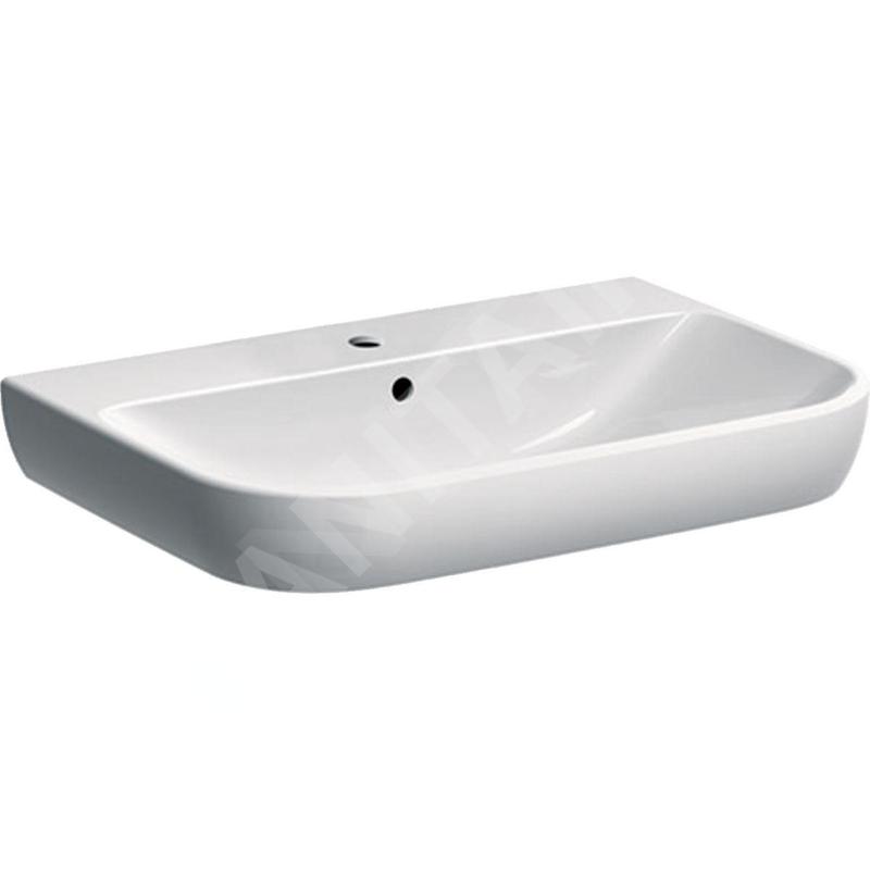 Geberit Smyle - lavebo 700x480 mm, avec trop-plein, trou pour robinetterie, blanc 500.248.01.1 Geberit Smyle - lavebo 700x480 mm, avec trop-plein, trou pour robinetterie, blanc 500.248.01.1
