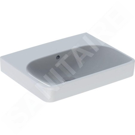 Geberit Smyle Square - lavebo 550x440 mm, avec trop-plein, sans trou pour robinetterie, blanc 501.574.00.1