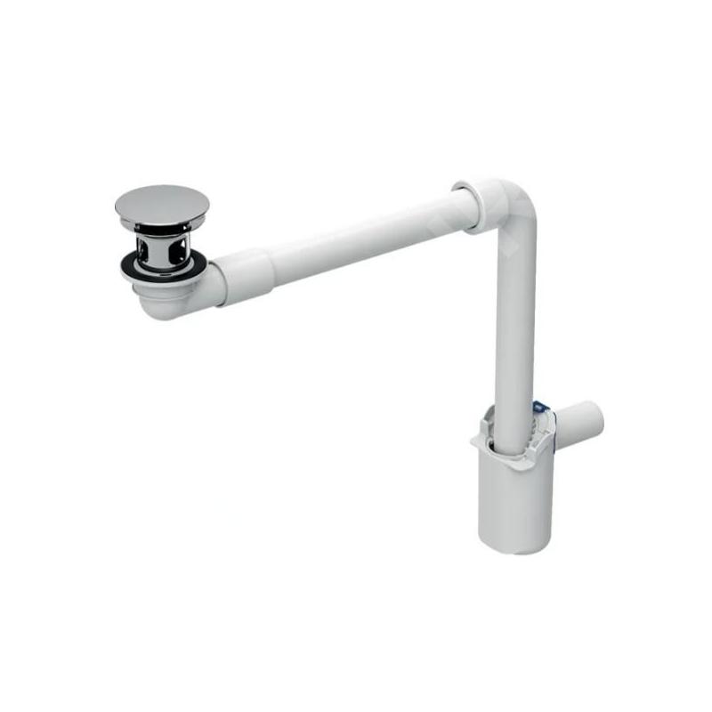 Geberit Accessoires - Siphon de lavabo gain de place, avec vidage pour les lavabos sans trop-plein, chrome 152.092.21.1 Geberit Accessoires - Siphon de lavabo gain de place, avec vidage pour les lavabos sans trop-plein, chrome 152.092.21.1