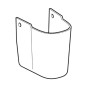 Geberit Smyle - Cache-siphon de lavabo, blanc 500.576.01.1