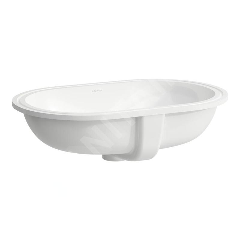 Laufen Savoy - Lavabo encastré 510x310 mm, avec trop-plein, sans trou pour robinetterie, blanc H8189450001551 Laufen Savoy - Lavabo encastré 510x310 mm, avec trop-plein, sans trou pour robinetterie, blanc H8189450001551