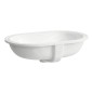 Laufen Savoy - Lavabo encastré 510x310 mm, avec trop-plein, sans trou pour robinetterie, blanc H8189460001551 Laufen Savoy - Lavabo encastré 510x310 mm, avec trop-plein, sans trou pour robinetterie, blanc H8189460001551
