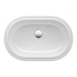 Laufen Savoy - Lavabo encastré 510x310 mm, avec trop-plein, sans trou pour robinetterie, blanc H8189460001551 Laufen Savoy - Lavabo encastré 510x310 mm, avec trop-plein, sans trou pour robinetterie, blanc H8189460001551
