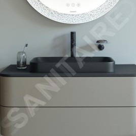 Duravit Happy D.2 Plus - Vasque à poser, 600x400 mm, sans trop-plein, anthracite mat 2359601300