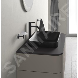 Duravit Happy D.2 Plus - Vasque à poser, 600x400 mm, sans trop-plein, anthracite mat 2359601300