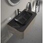 Duravit Happy D.2 Plus - Vasque à poser, 600x400 mm, sans trop-plein, WonderGliss, anthracite mat 23596013001