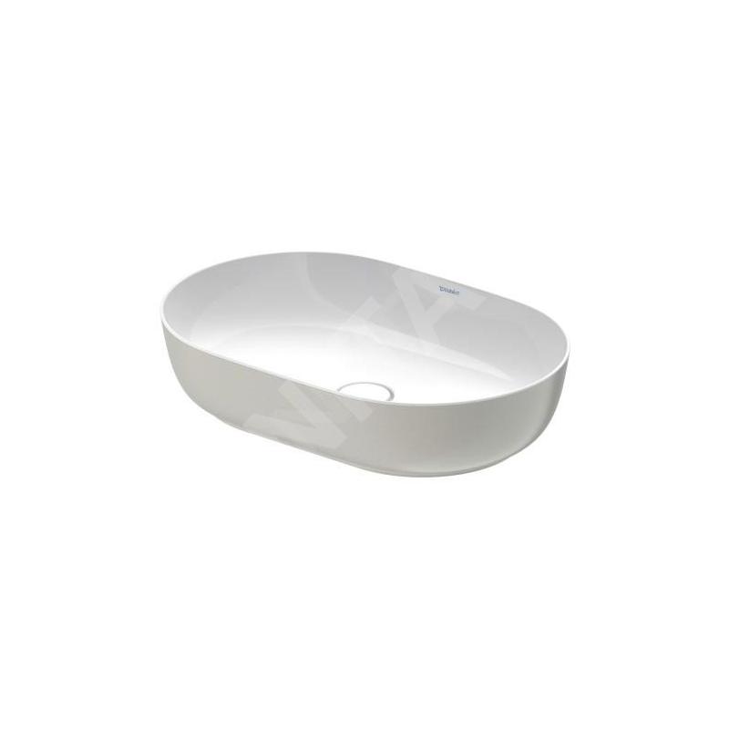 Duravit Luv - Vasque, 600x400 mm, sans trop-plein, blanc / gris satin mat 0379602300