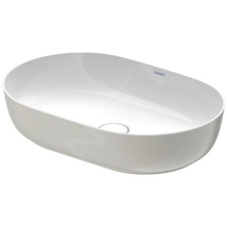 Duravit Luv - Vasque, 600x400 mm, sans trop-plein, WonderGliss, blanc / gris satin mat 03796023001