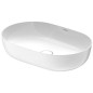 Duravit Luv - Vasque, 600x400 mm, sans trop-plein, blanc / blanc satin mat 0379602600 Duravit Luv - Vasque, 600x400 mm, sans trop-plein, blanc / blanc satin mat 0379602600