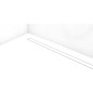 I-Drain Liquid 68 - Caniveau de douche en inox avec grille, longueur 800 mm, blanc EP.SS.0800.W