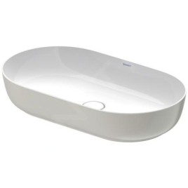 Duravit Luv - Vasque, 700x400 mm, sans trop-plein, blanc / gris satin mat 0379702300