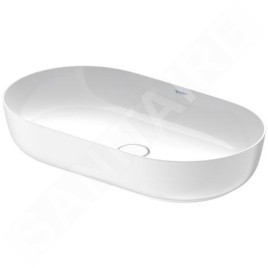 Duravit Luv - Vasque, 700x400 mm, sans trop-plein, WonderGliss, blanc / blanc satin mat 03797026001