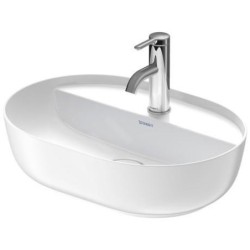 Duravit Luv - Vasque, 500x350 mm, sans trop-plein, avec trou pour robinetterie, blanc / blanc satin mat 0380502600