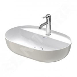 Duravit Luv - Vasque, 600x400 mm, sans trop-plein, avec trou pour robinetterie, blanc / gris mat 0380602300