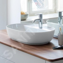 Duravit Luv - Vasque, 600x400 mm, sans trop-plein, avec trou pour robinetterie, WonderGliss, blanc / blanc satin mat 03806026001