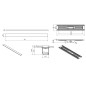 I-Drain Liquid - Caniveau de douche 70 cm, avec grille, blanc EP5.SS.0700.W