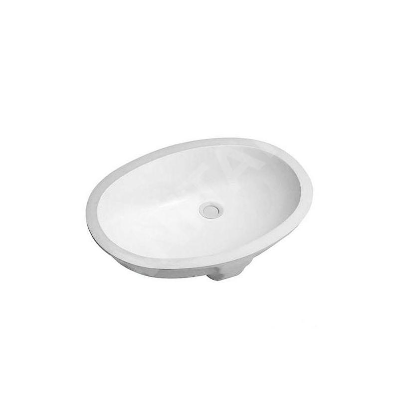 Duravit Santosa - Lavabo à encastrer, 510x375 mm, avec trop-plein, WonderGliss, blanc 04665100001 Duravit Santosa - Lavabo à encastrer, 510x375 mm, avec trop-plein, WonderGliss, blanc 04665100001