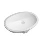 Duravit Santosa - Lavabo à encastrer, 510x375 mm, avec trop-plein, WonderGliss, blanc 04665100001 Duravit Santosa - Lavabo à encastrer, 510x375 mm, avec trop-plein, WonderGliss, blanc 04665100001