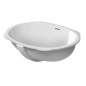 Duravit Santosa - Lavabo à encastrer, 510x375 mm, avec trop-plein, WonderGliss, blanc 04665100001 Duravit Santosa - Lavabo à encastrer, 510x375 mm, avec trop-plein, WonderGliss, blanc 04665100001