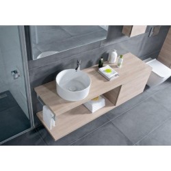 Jika Cubito Pure - Vasque à poser, diamètre 40 cm, sans trop-plein, blanc H8184200001121