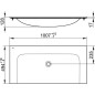 Keuco Plan - Lavabo 1007x494 mm, sans trop-plein, sans trou pour robinetterie, CleanPlus, blanc 32970311000 Keuco Plan - Lavabo 1007x494 mm, sans trop-plein, sans trou pour robinetterie, CleanPlus, blanc 32970311000