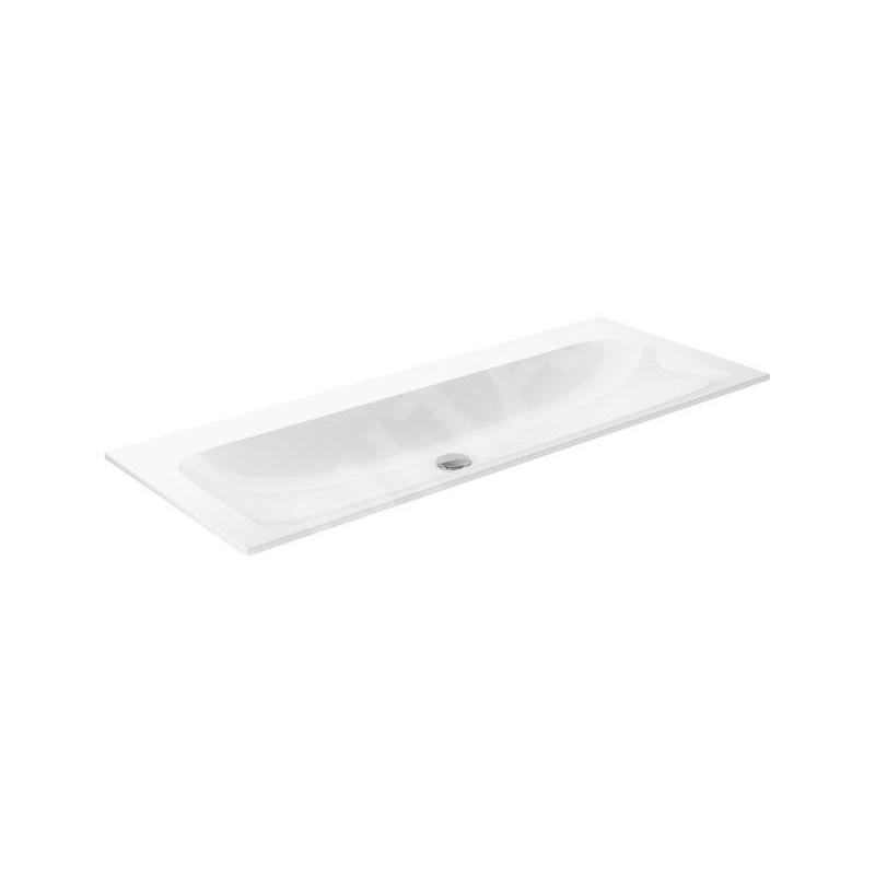 Keuco Plan - Lavabo 1208x494 mm, sans trop-plein, sans trou pour robinetterie, CleanPlus, blanc 32980311200 Keuco Plan - Lavabo 1208x494 mm, sans trop-plein, sans trou pour robinetterie, CleanPlus, blanc 32980311200