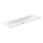 Keuco Plan - Lavabo 1208x494 mm, sans trop-plein, sans trou pour robinetterie, CleanPlus, blanc 32980311200 Keuco Plan - Lavabo 1208x494 mm, sans trop-plein, sans trou pour robinetterie, CleanPlus, blanc 32980311200
