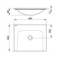 Keuco Plan - Lavabo 465x383 mm, sans trop-plein, sans trou pour robinetterie, CleanPlus, blanc 32930314600 Keuco Plan - Lavabo 465x383 mm, sans trop-plein, sans trou pour robinetterie, CleanPlus, blanc 32930314600