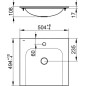 Keuco Plan - Lavabo 505x494 mm, trop-plein caché, trou pour robinetterie, CleanPlus, blanc 32940315001 Keuco Plan - Lavabo 505x494 mm, trop-plein caché, trou pour robinetterie, CleanPlus, blanc 32940315001