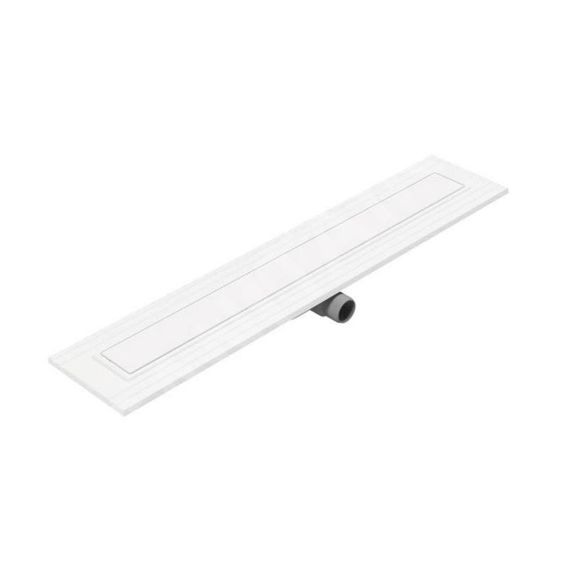 I-Drain Liquid - Caniveau de douche 80 cm, avec grille, blanc EP5.SS.0800.W