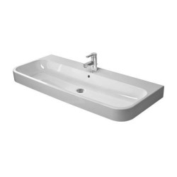 Duravit Happy D.2 - Lavabo 1200x505 mm, avec trop-plein, trou pour robinetterie, blanc 2318120000