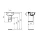 Ideal Standard i.Life - Cache-siphon, blanc T471501