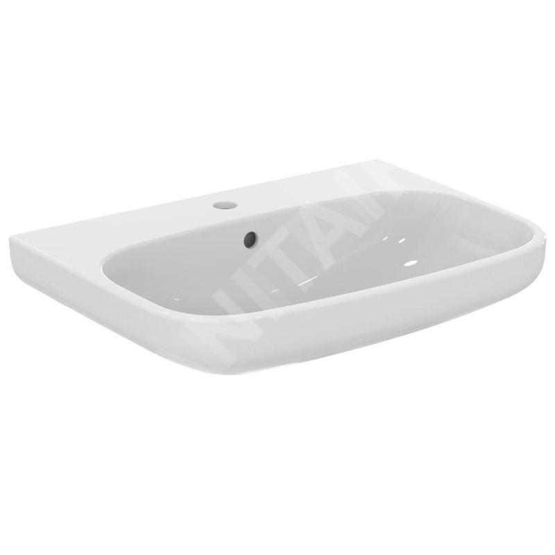Ideal Standard i.Life A - Lavabo 650x480 mm, avec trop-plein, trou pour robinetterie, blanc T470401 Ideal Standard i.Life A - Lavabo 650x480 mm, avec trop-plein, trou pour robinetterie, blanc T470401