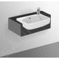 Ideal Standard i.Life S - Lavabo semi-encastrable, 500x360 mm, avec trop-plein, trou pour robinetterie à droite, blanc T458801 Ideal Standard i.Life S - Lavabo semi-encastrable, 500x360 mm, avec trop-plein, trou pour robinetterie à droite, blanc T458801